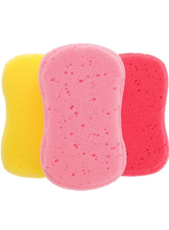 Car Wash Sponge, Large Multi Use Sponges for Cleaning, High Foam Scrubber Kit, Sponges for Dishes, Tile, Bike, Boat, Easy Grip Sponge for Kitchen, Bathroom, Household Cleaning, 3pcs - Image 1